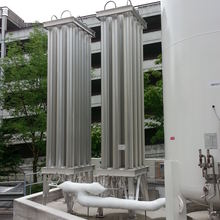 Sauerstofftank mit Verdampfer