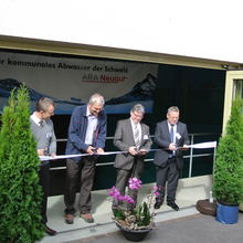 Grundsteinlegung der ersten Ozonung der Schweiz, 2. Oktober 2012